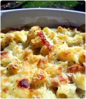 Macaroni and Cheese with Ham