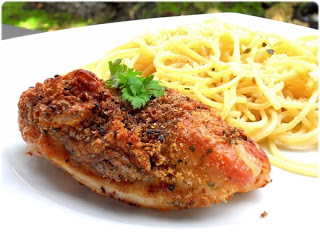 Blancs de poulet au parmesan