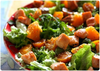 Salade de saumon à l’orange