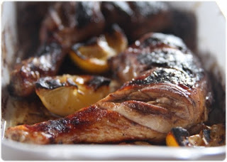 Poulet grillé au vinaigre balsamique et au citron