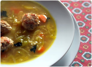 Canja aux boulettes