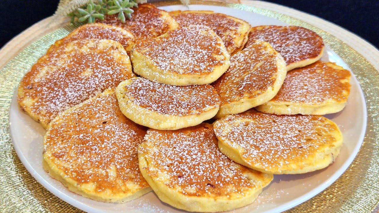 Snídám s těmito jablečnými lívanečky s celou rodinou, nikdy žádný nezbyde | Pouze 90 kcal!