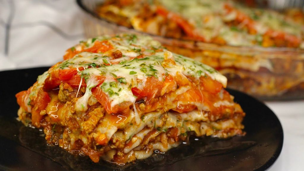 Lasagne, neměl jsem plechy a měl jsem skvělý nápad připravit je takto: je to ještě lepší!