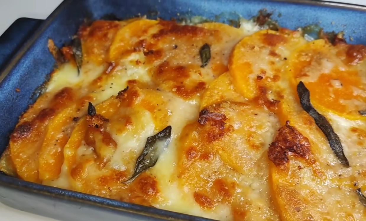 Chutnější než maso, měl jsem doma hodně dýně a udělal jsem s ní tuto lahodnou večeři | Pouze 290 kcal!
