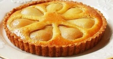 Recept na hruškový koláč Bourdaloue