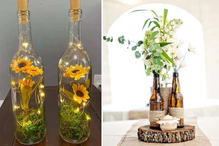 Středobodem jara: mnoho nápadů na recyklaci lahví!