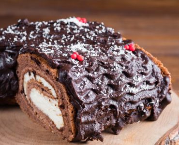 Čokoládové vánoční poleno: rychlý a snadný recept