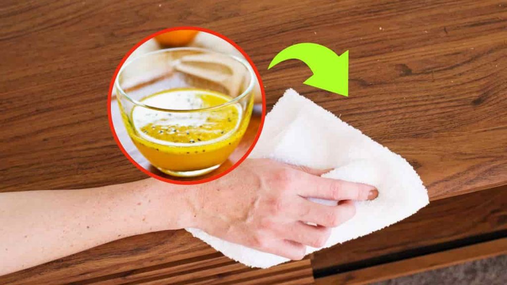 Vysoce lesklý dřevěný nábytek s touto sloučeninou nikdy nepřestane zářit