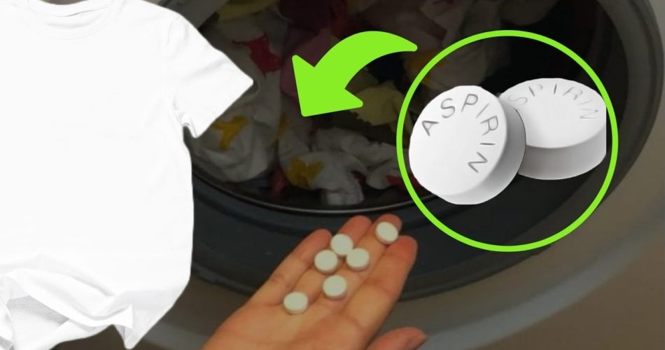 Aspirin do pračky, hoďte ho a uvidíte, co se stane: dokonalé oblečení