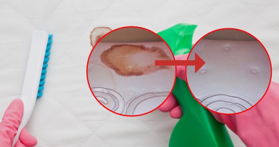Krvavé skvrny na matraci, přírodní prostředek k jejich okamžitému odstranění