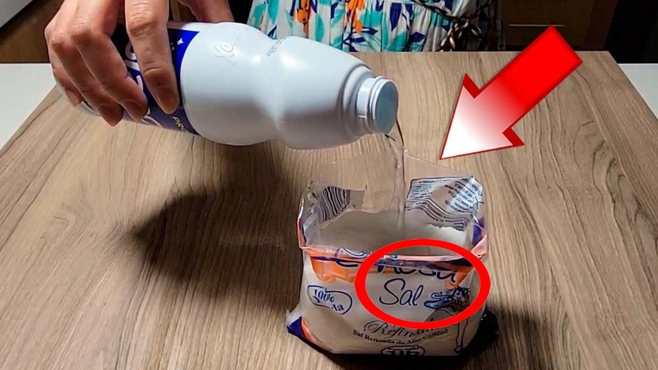 Smíchejte bělidlo a sůl a na konci měsíce ušetříte spoustu peněz