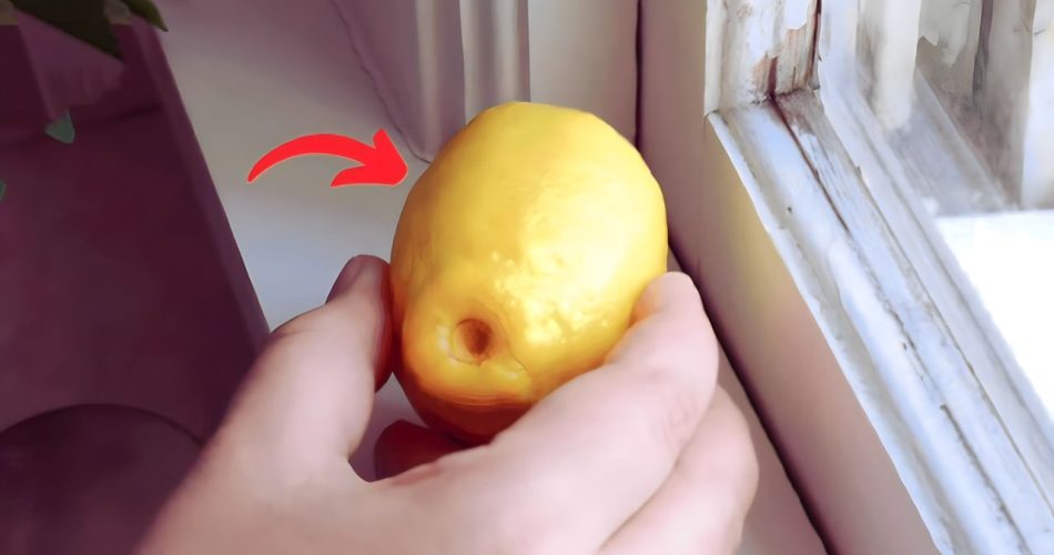Nechte 4 citrony na parapetu a nikdy se nezastavíte: dělá to každý