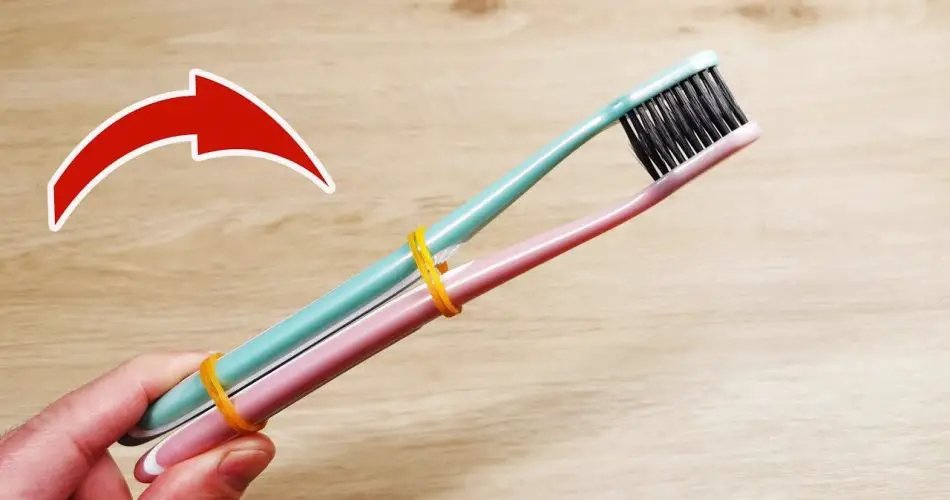 Svažte dohromady 2 staré zubní kartáčky a konečný výsledek vás okamžitě překvapí.